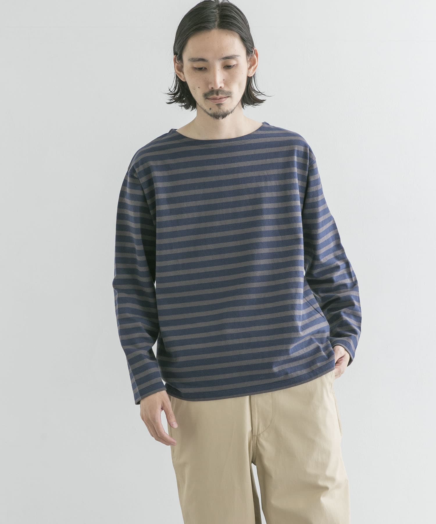 #U URBAN RESEARCH バスクボーダーシャツ #U URBAN RESEARCH バスクボーダーシャツ