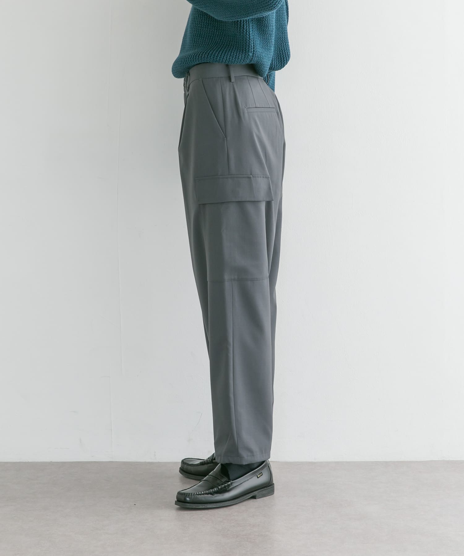 WASHABLEウールカーゴパンツ