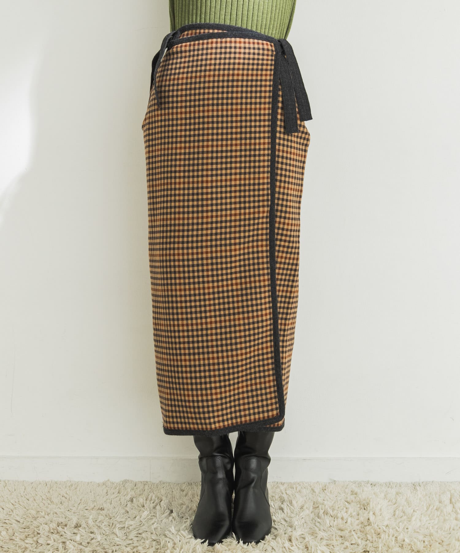 ELISABETH STRAY PEDERSEN CLEAN WRAP LONG SKIRT ELISABETH STRAY PEDERSEN CLEAN WRAP LONG SKIRT