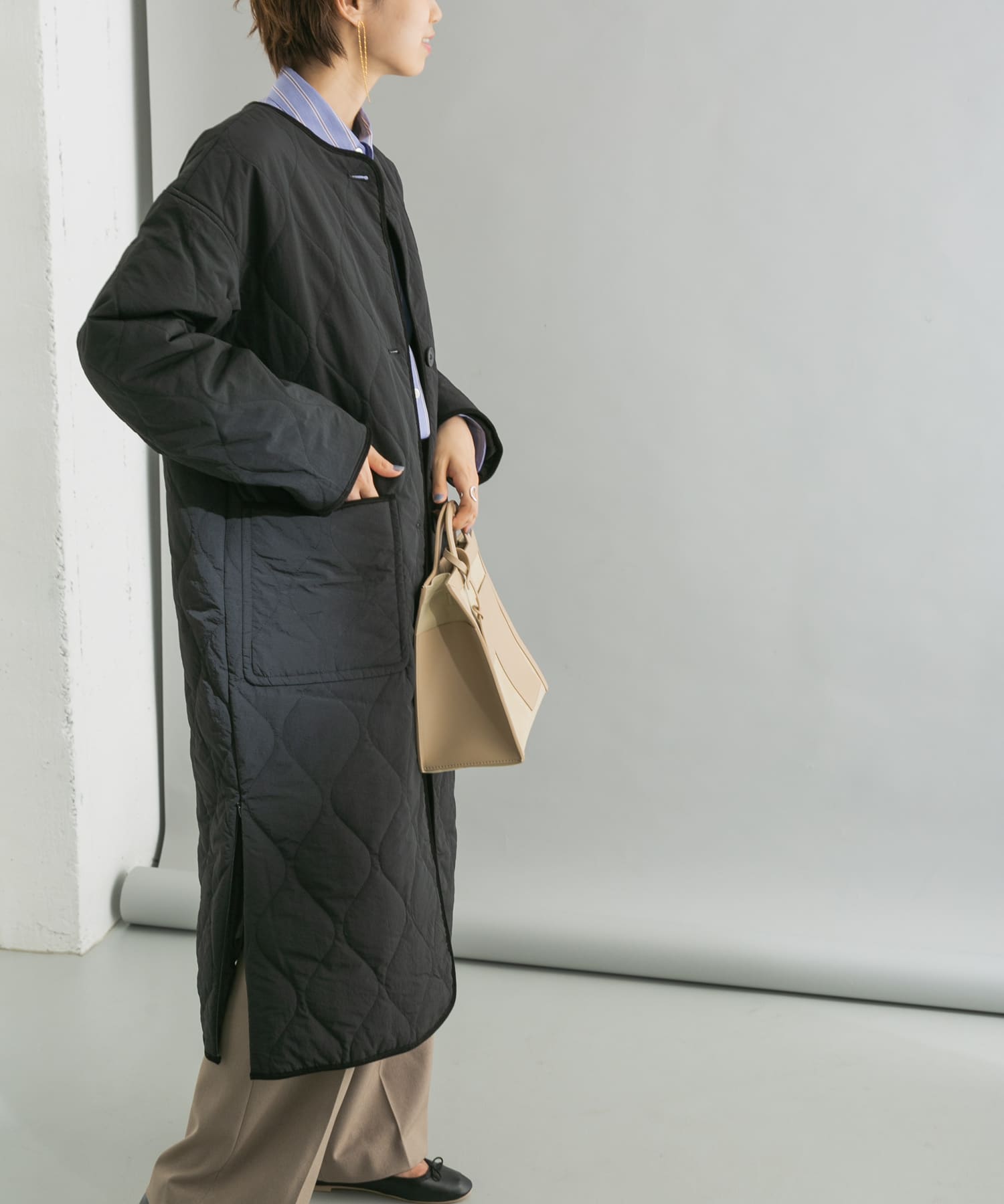 UR TECH 中綿撥水キルトコート