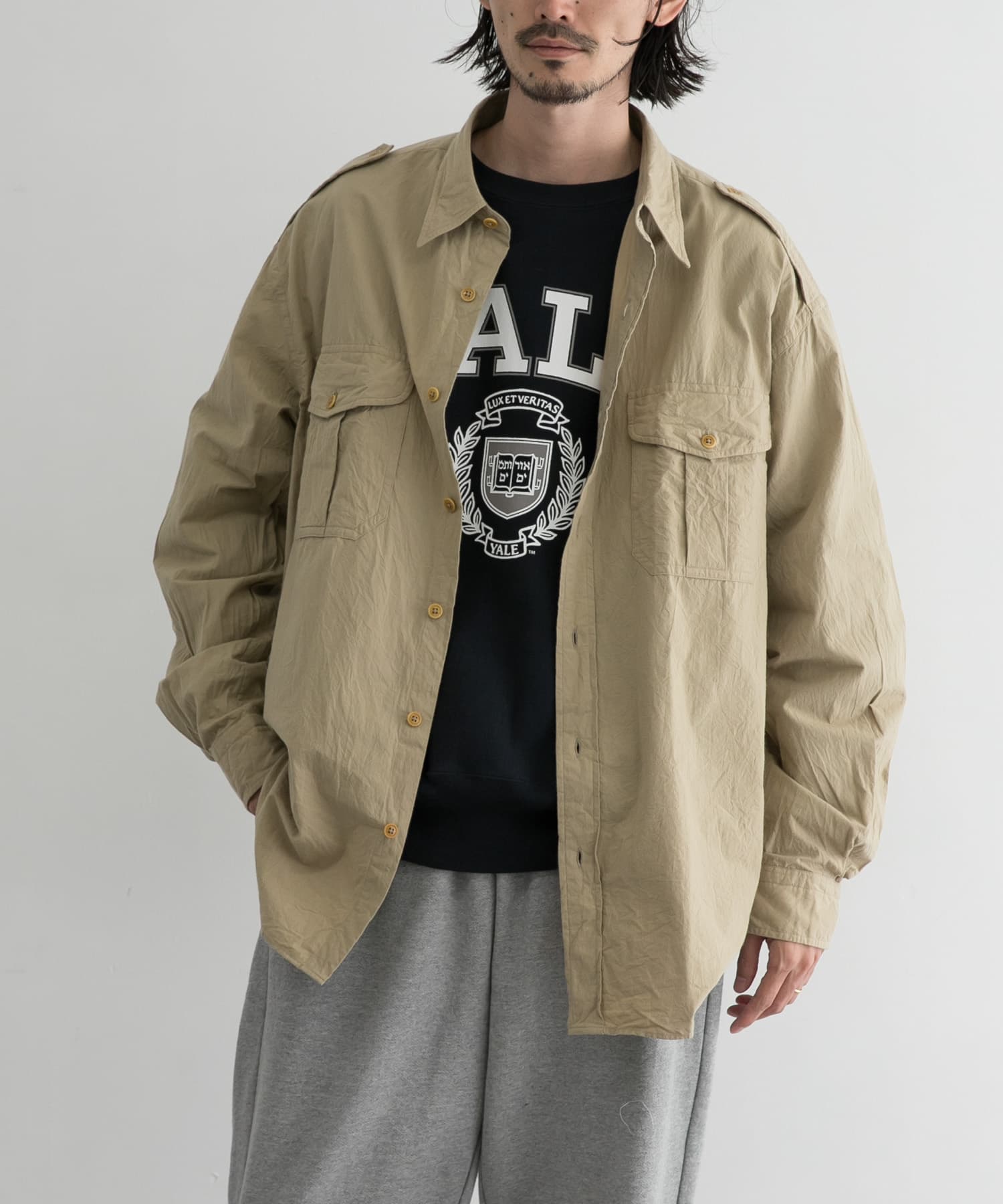 PORTER CLASSIC SAFARI CHAIN SHIRTS PORTER CLASSIC SAFARI CHAIN SHIRTS