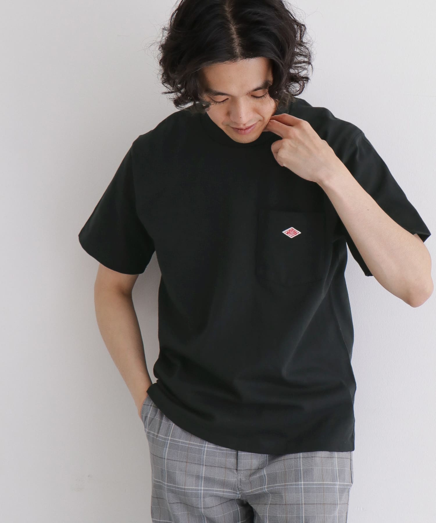 DANTON クルーネック半袖ポケットTシャツ DANTON クルーネック半袖ポケットTシャツ