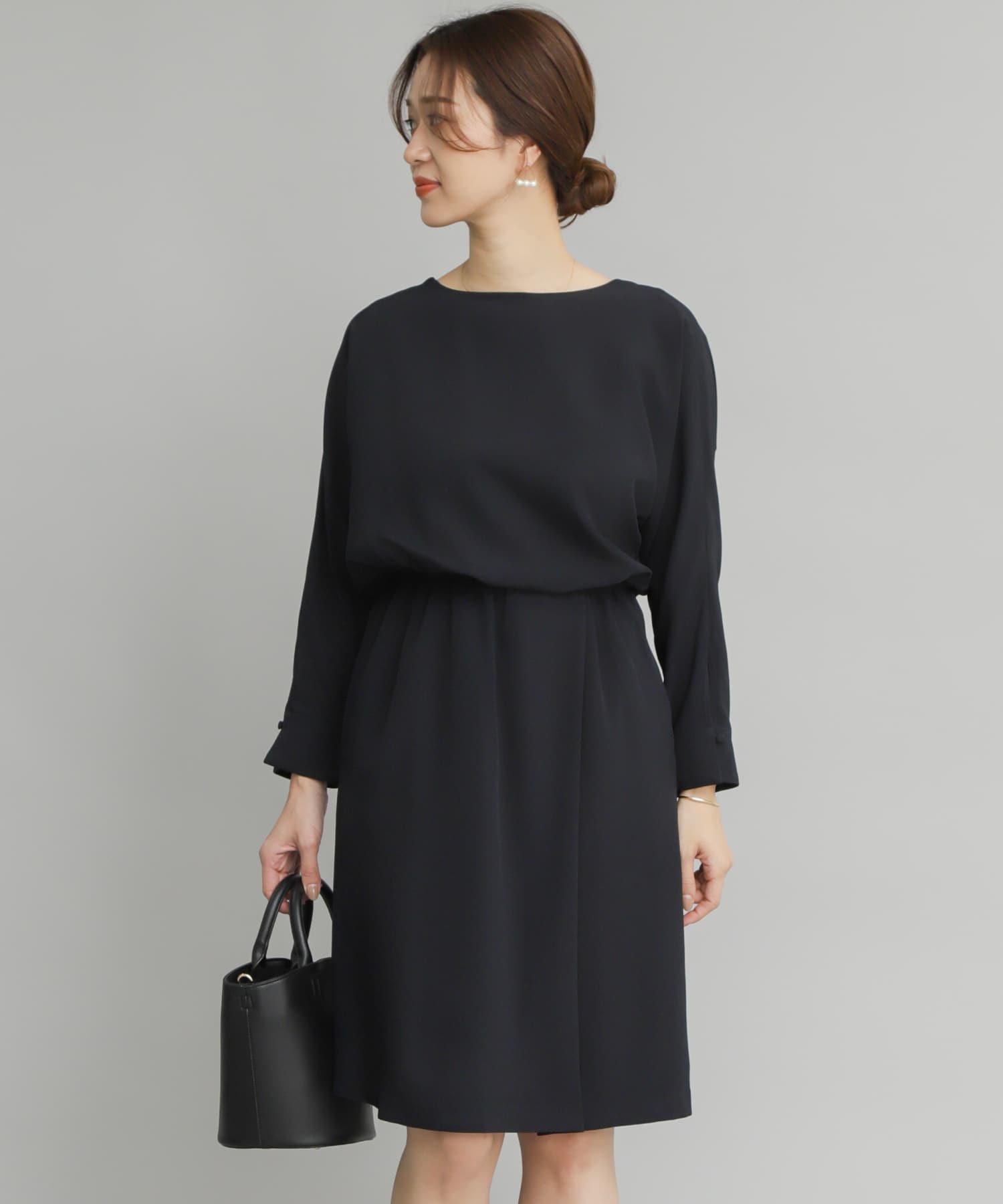 ジョーゼットブラウジングワンピース