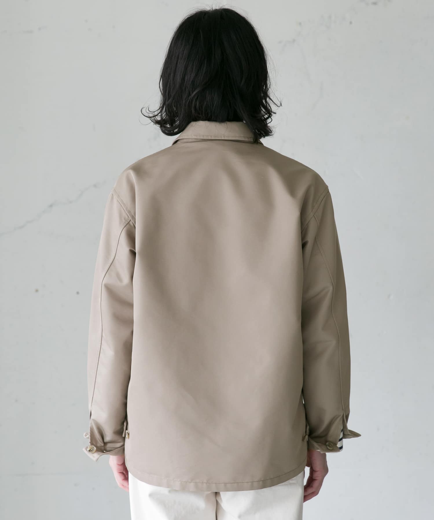 T/Cツイルショートジップブルゾン