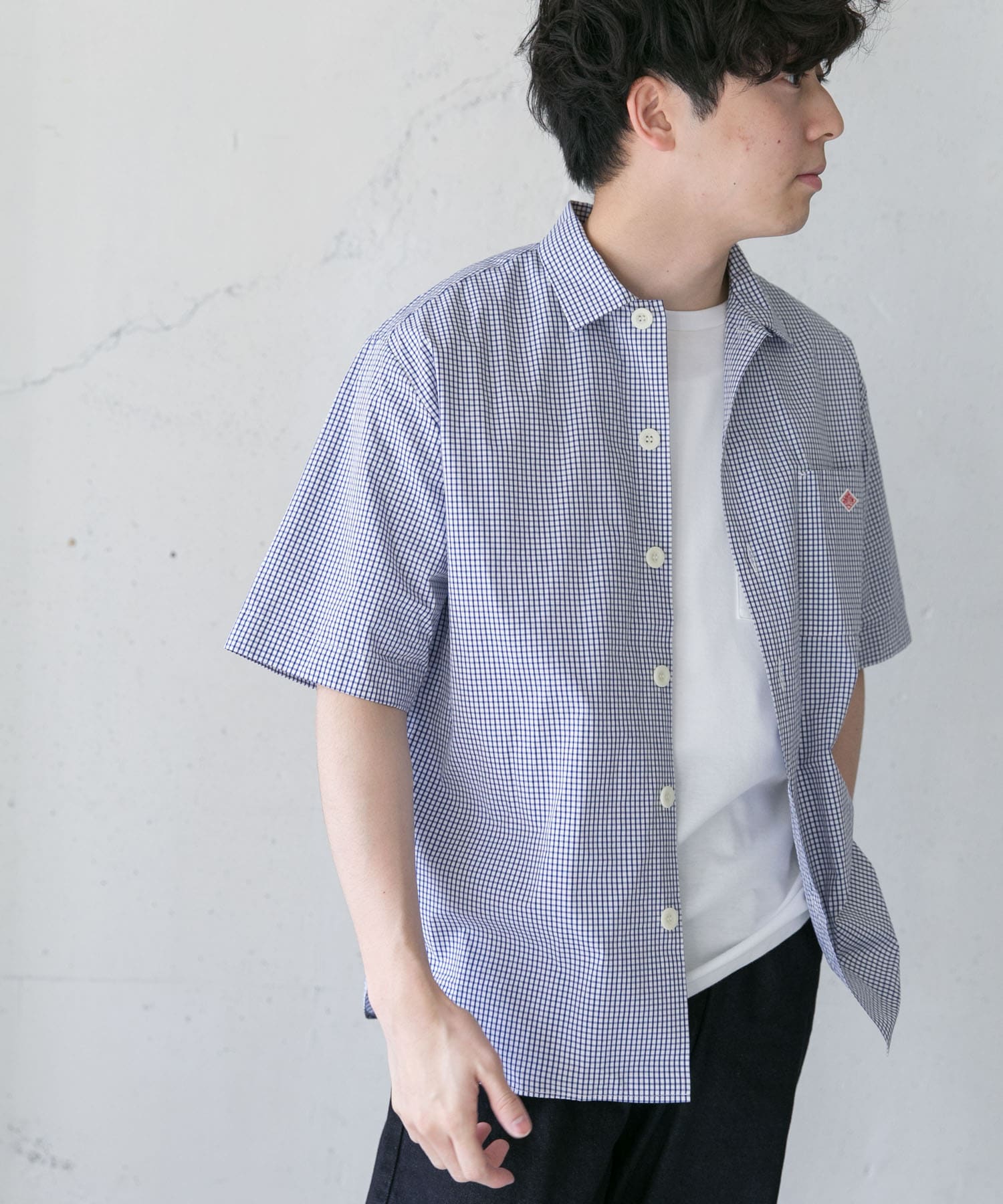【WEB限定】DANTON COTTON POPLIN SHORT-SLEEVE SHIRTS 【WEB限定】DANTON COTTON POPLIN SHORT-SLEEVE SHIRTS