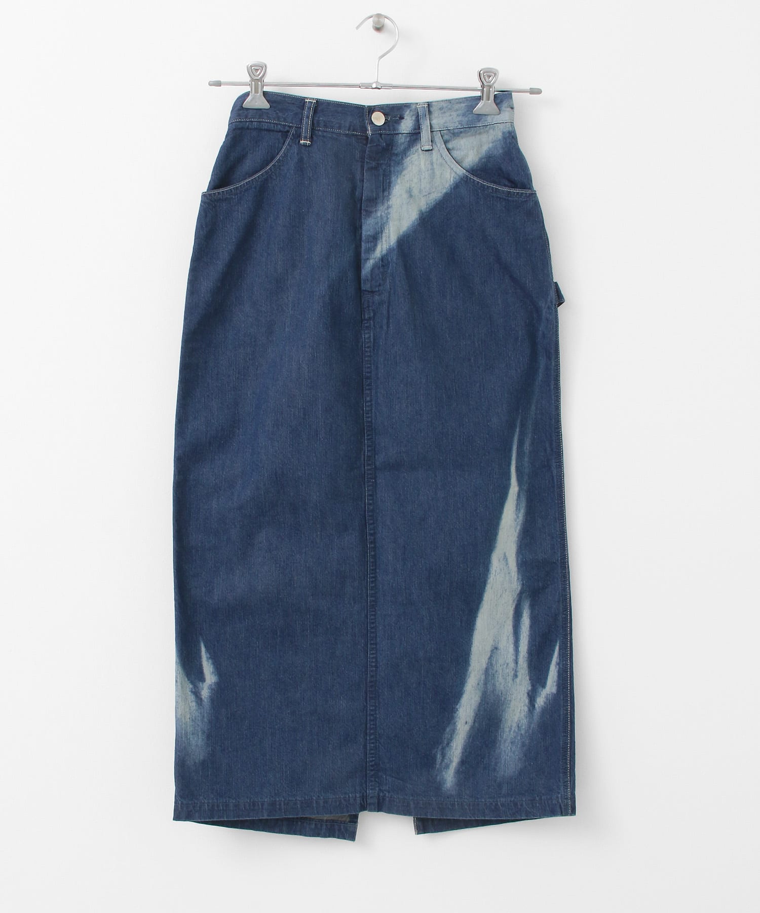 AURALEE SUNFADE BLEACH DENIM SKIRT AURALEE SUNFADE BLEACH DENIM SKIRT