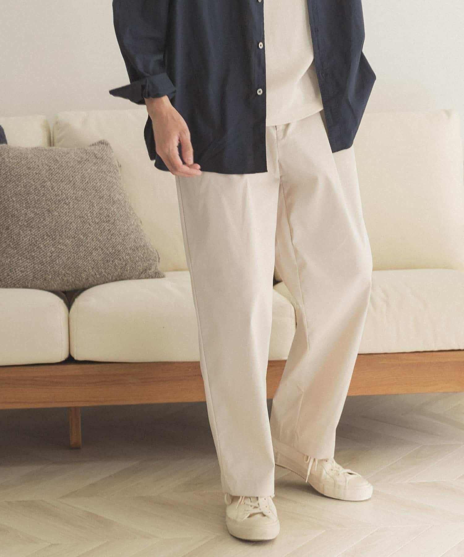 FORK&SPOON　C/N2タックパンツ