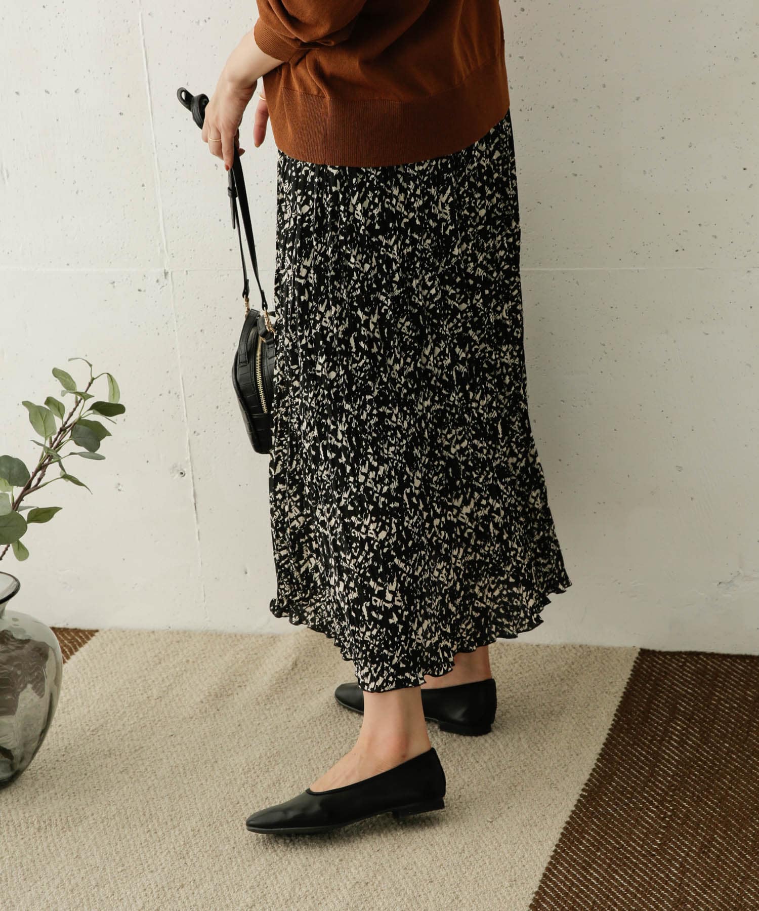 ランダムプリーツスカート ランダムプリーツスカート