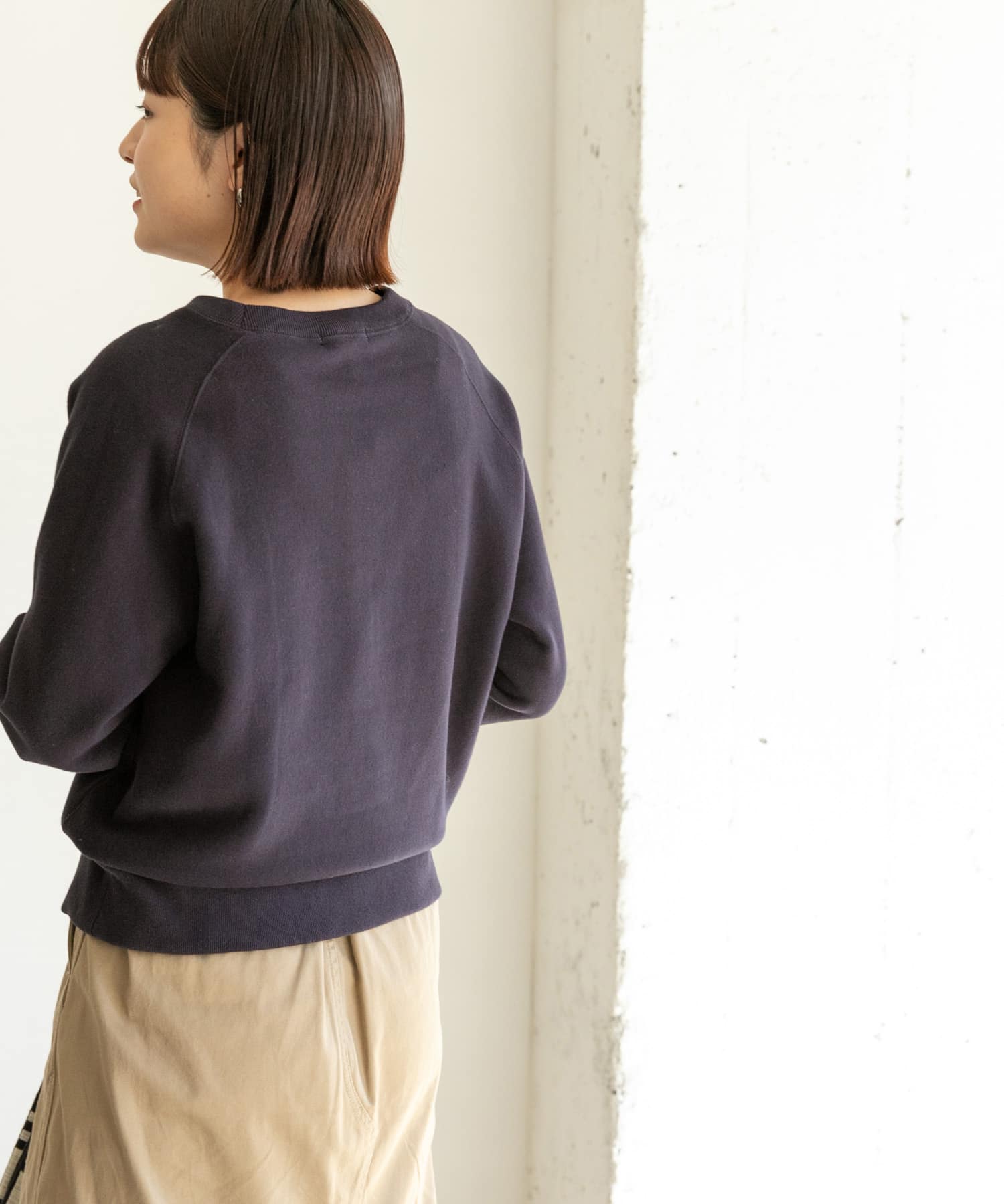 FORK&SPOON　ミーナクルーネックスウェット