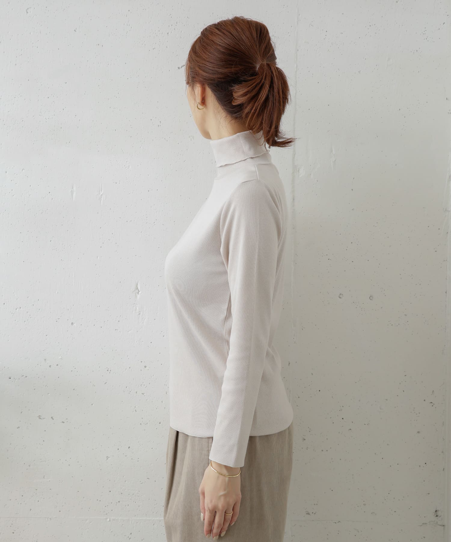 ライトサーモテレコタートルネックTシャツ ライトサーモテレコタートルネックTシャツ