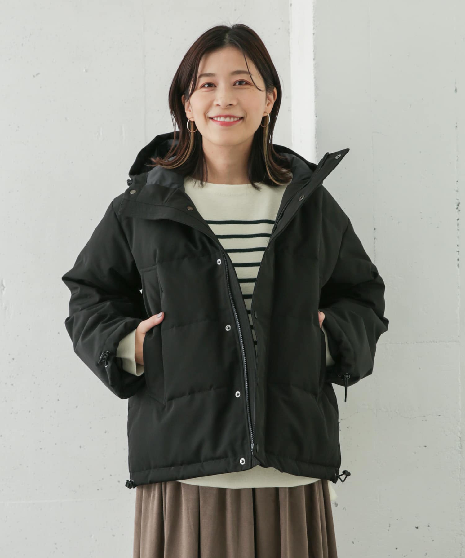 DANTON　DOWN HOODED JACKET