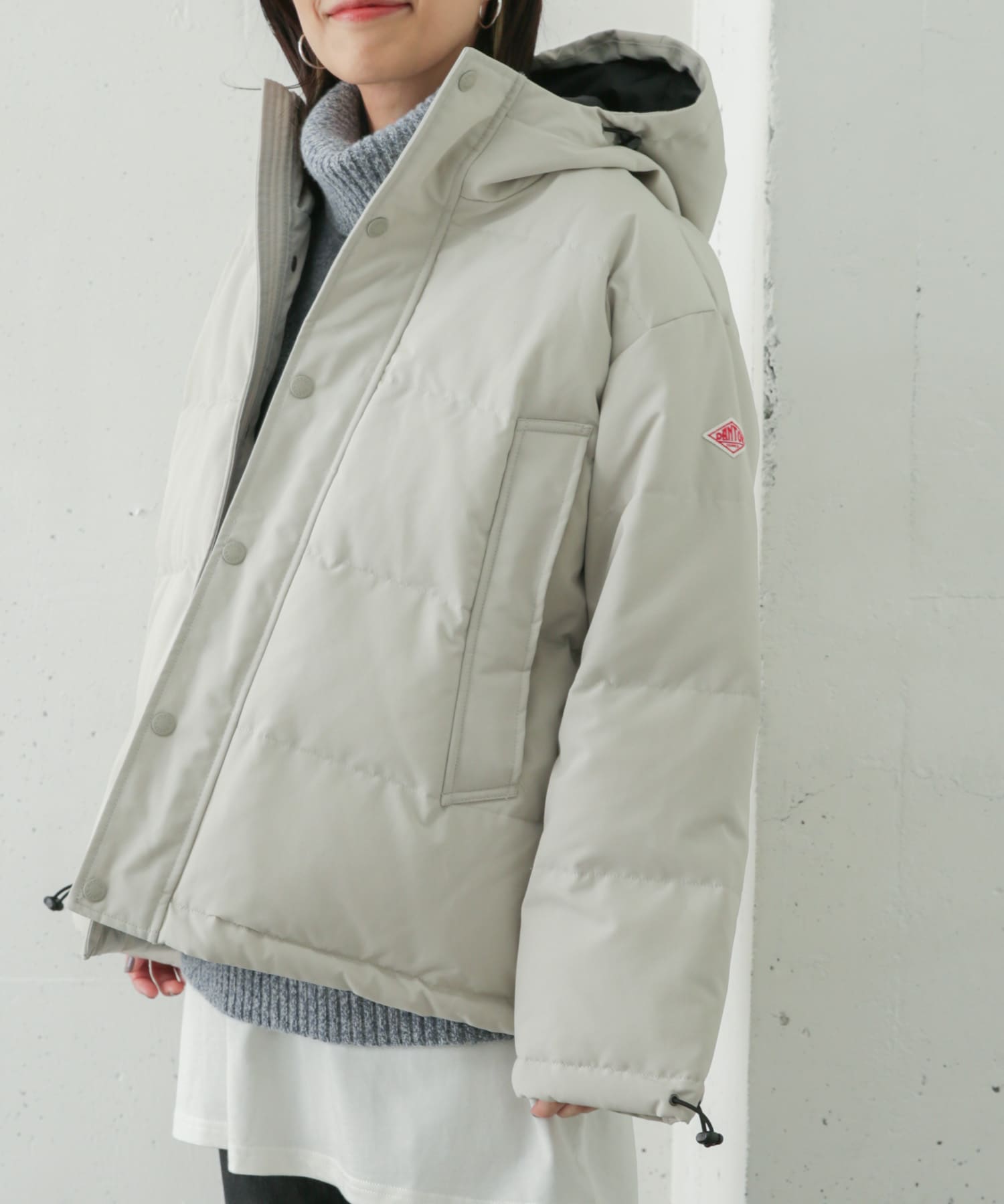 DANTON　DOWN HOODED JACKET