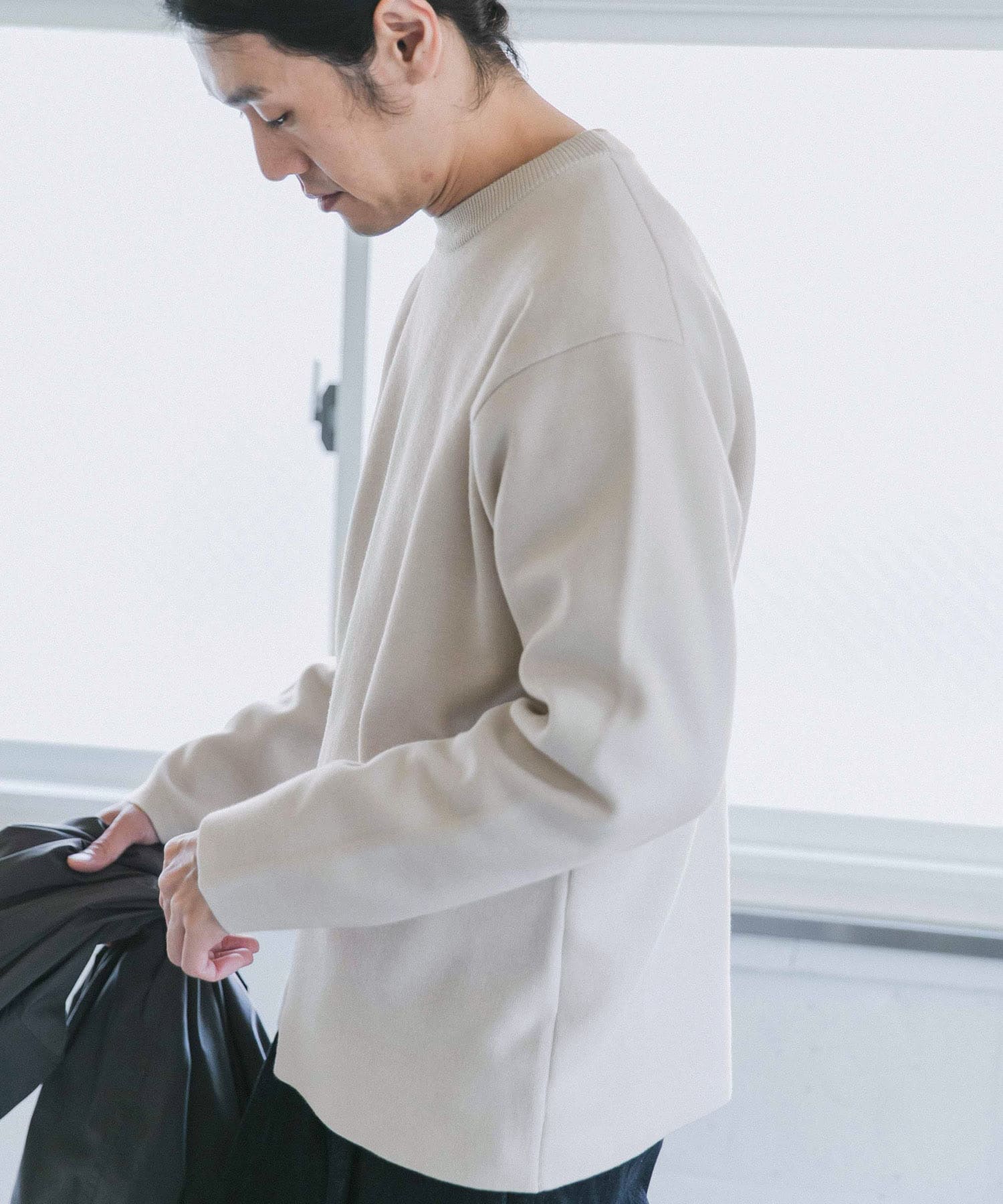 ダブルフェイスプルオーバー ダブルフェイスプルオーバー