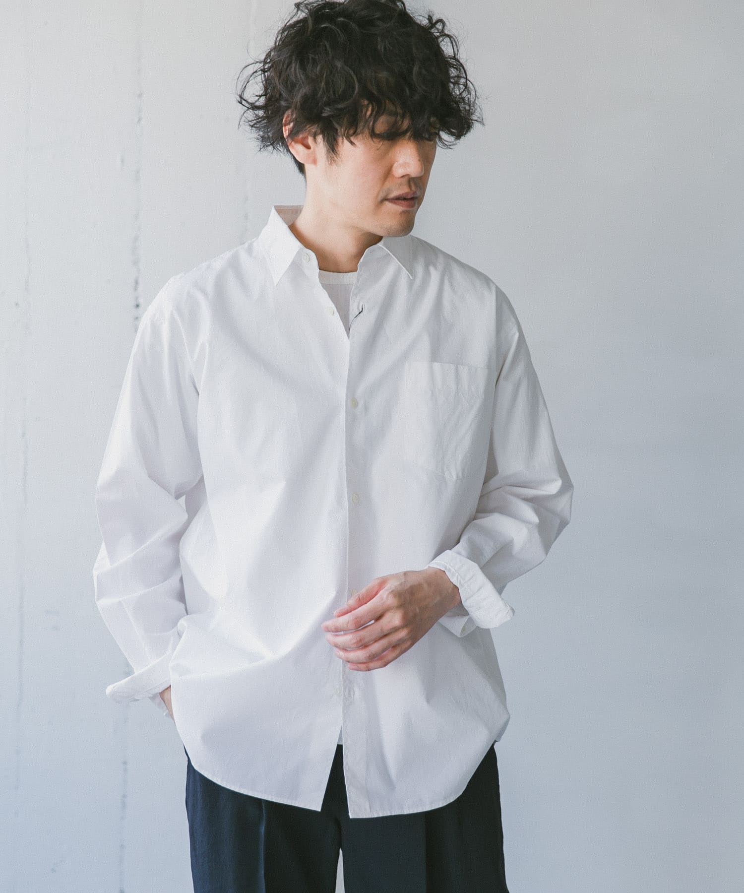 『一部WEB限定カラー/サイズ』フェードカラーボックスレギュラーシャツ