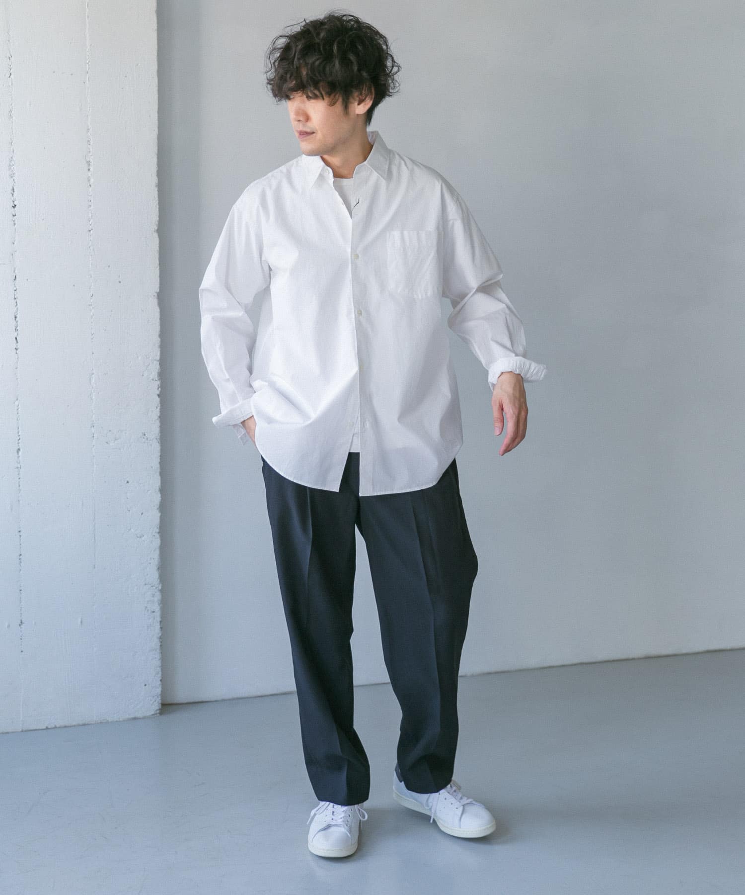 『一部WEB限定カラー/サイズ』フェードカラーボックスレギュラーシャツ