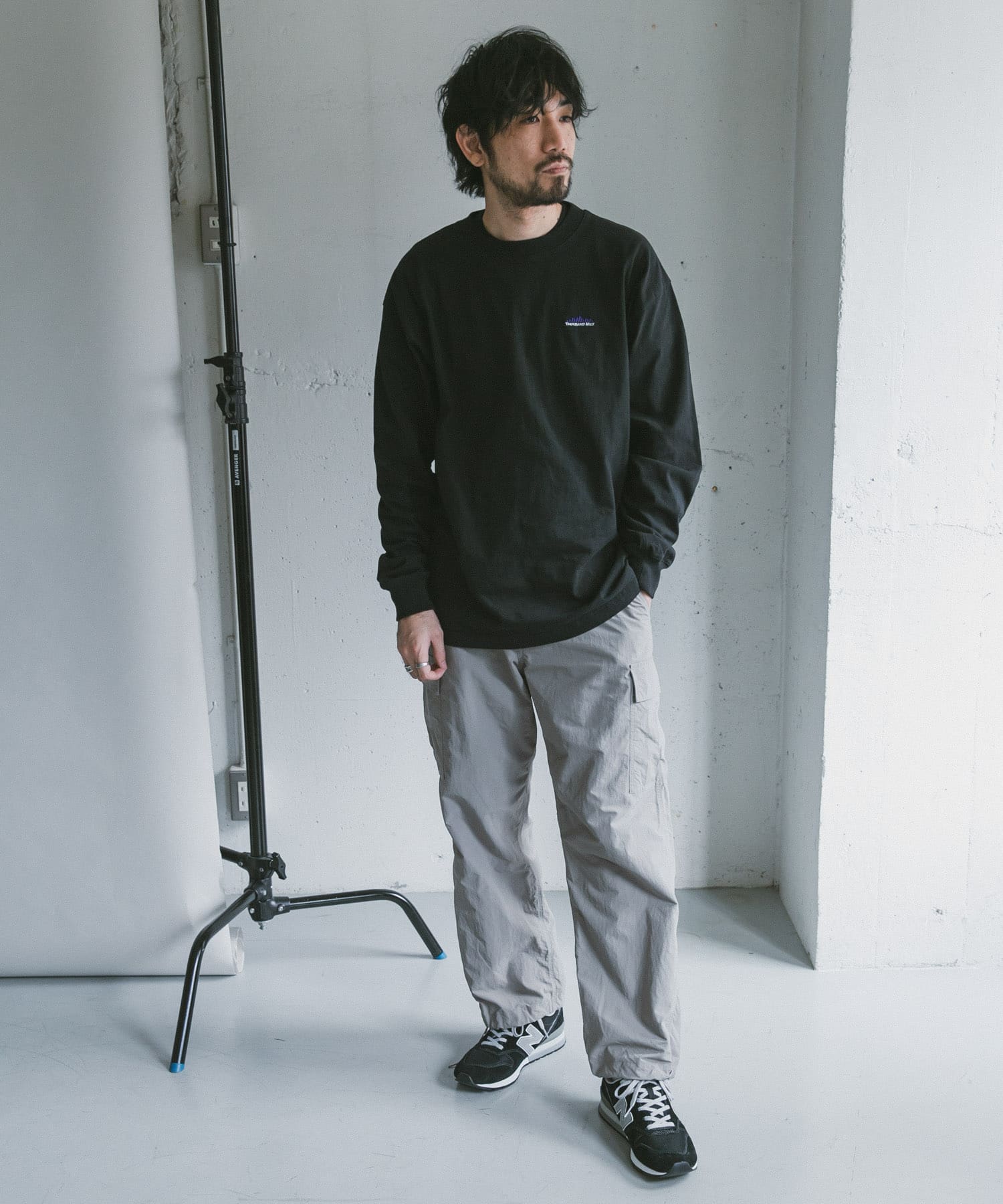 『別注』THOUSAND MILE×DOORS EMBROIDERY LOGO L/S TEE 『別注』THOUSAND MILE×DOORS EMBROIDERY LOGO L/S TEE