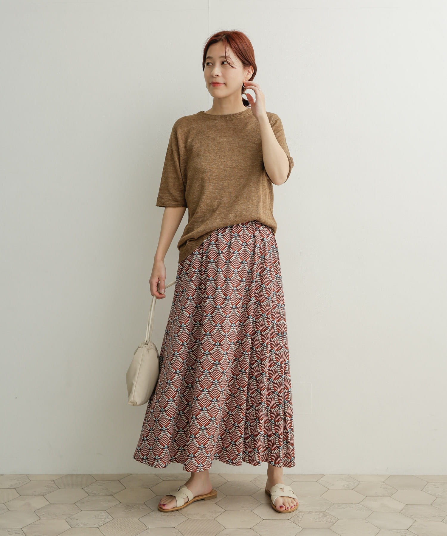 ジオメトリックフレアスカート ジオメトリックフレアスカート