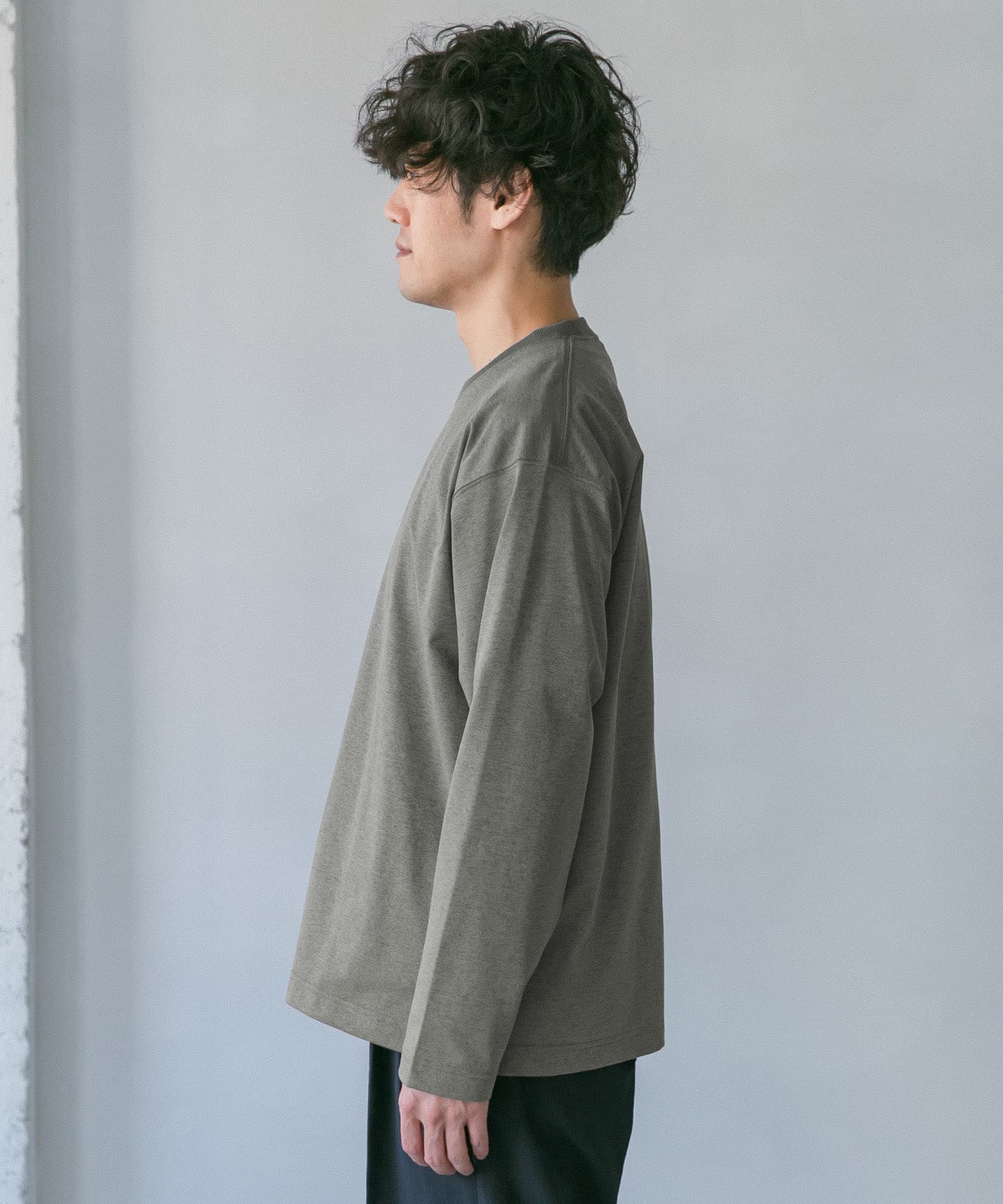 Quick dry ボックスロングスリーブTシャツ