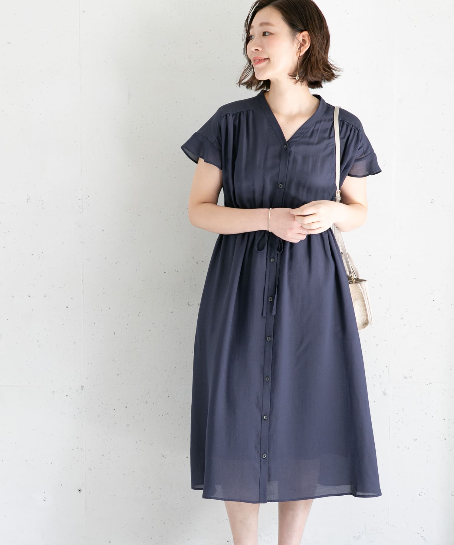【WEB限定】フレアギャザーワンピース
