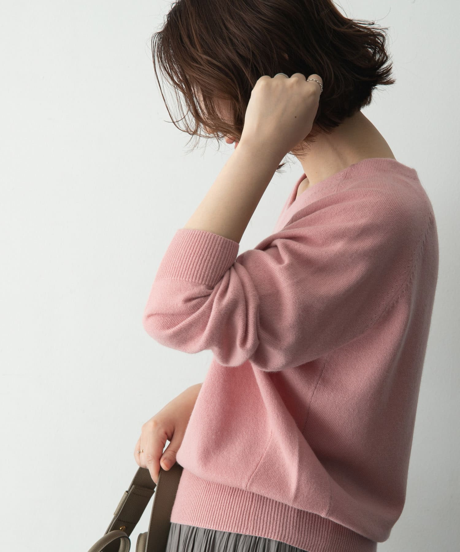 【一部WEB限定カラー】ウォッシャブルカシミヤドルマンニット 【一部WEB限定カラー】ウォッシャブルカシミヤドルマンニット