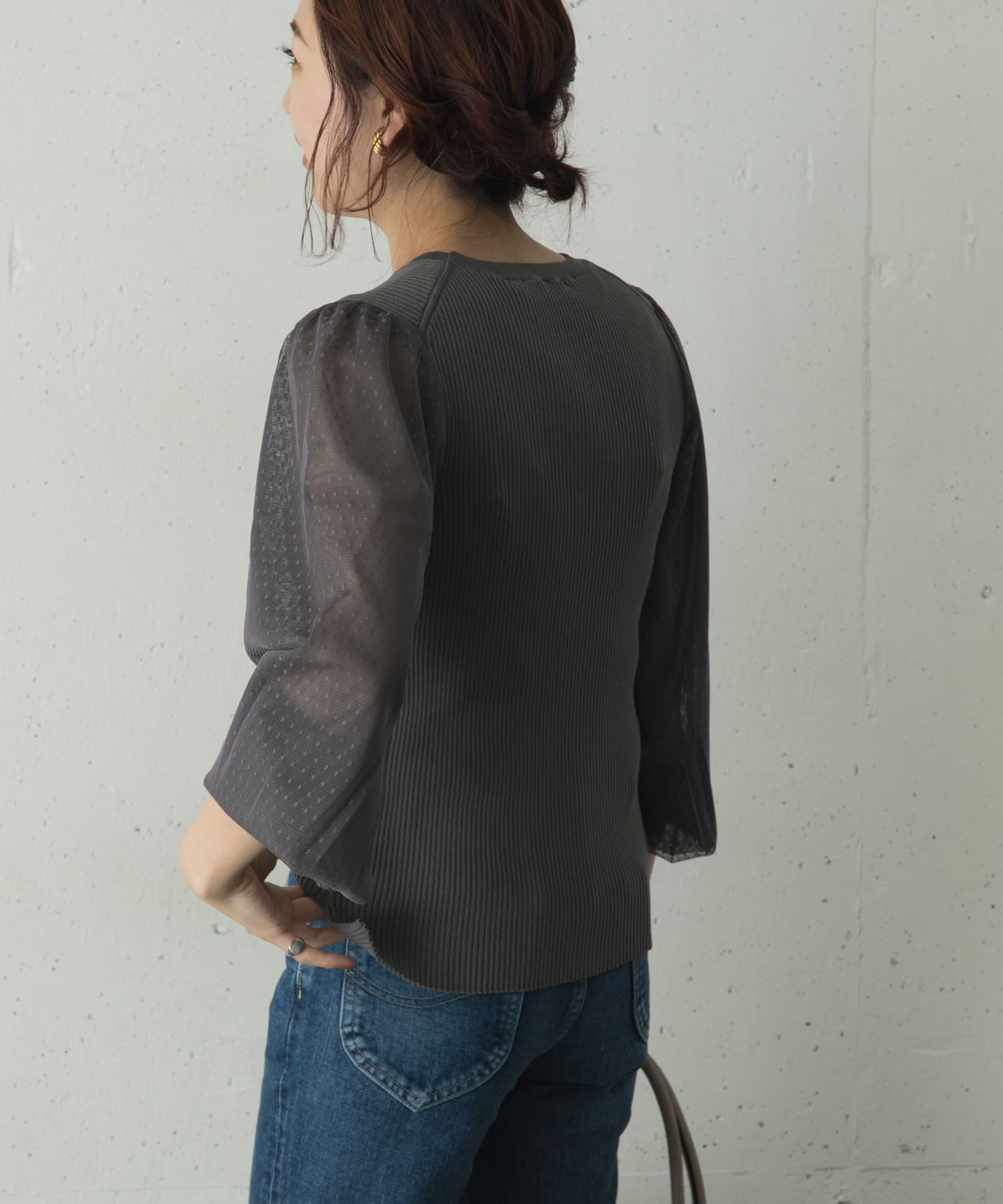 TORRAZZO DONNA ニットxドットプルオーバー TORRAZZO DONNA ニットxドットプルオーバー