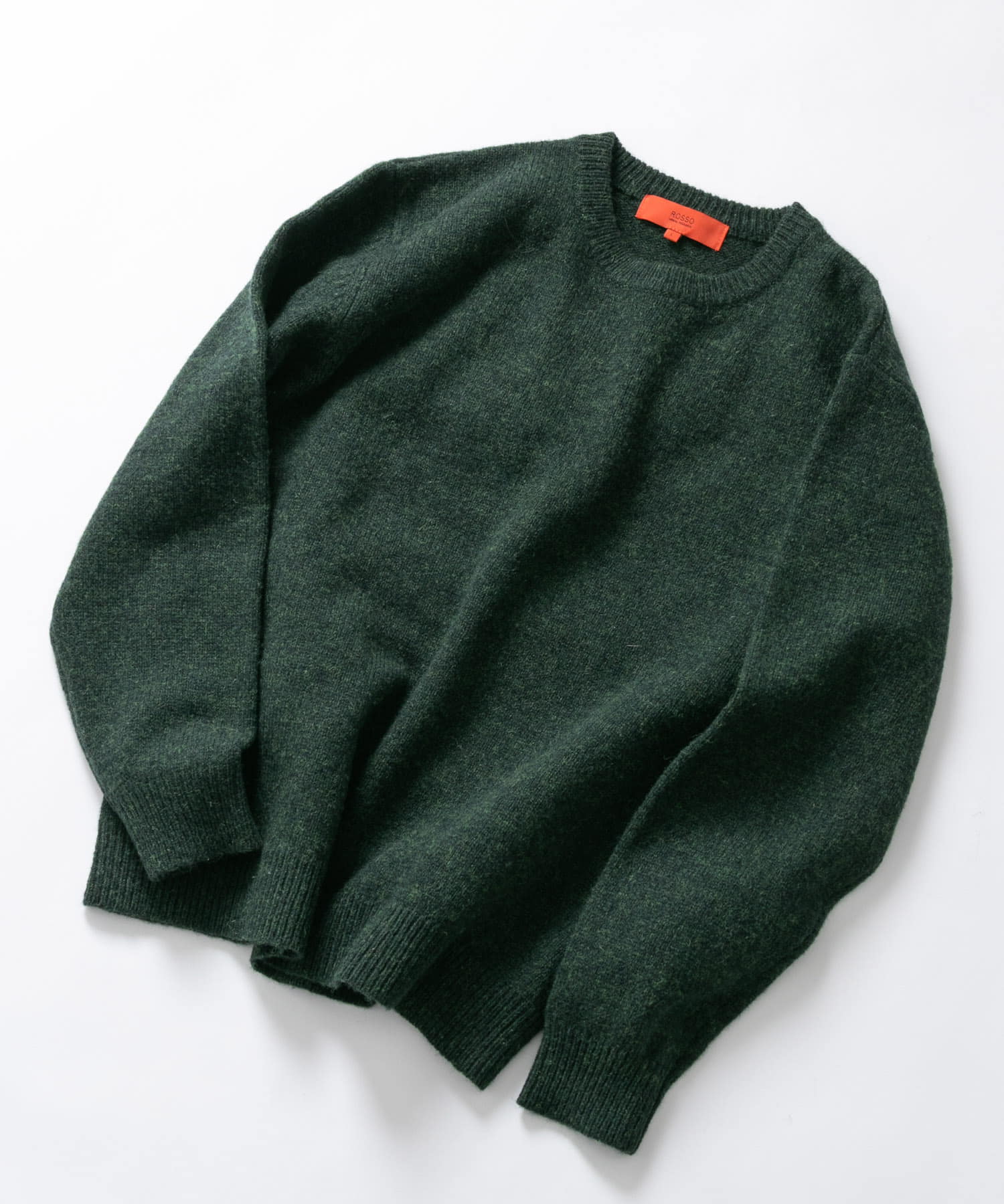 【一部WEB限定カラー】シェットランドクルーネックニット