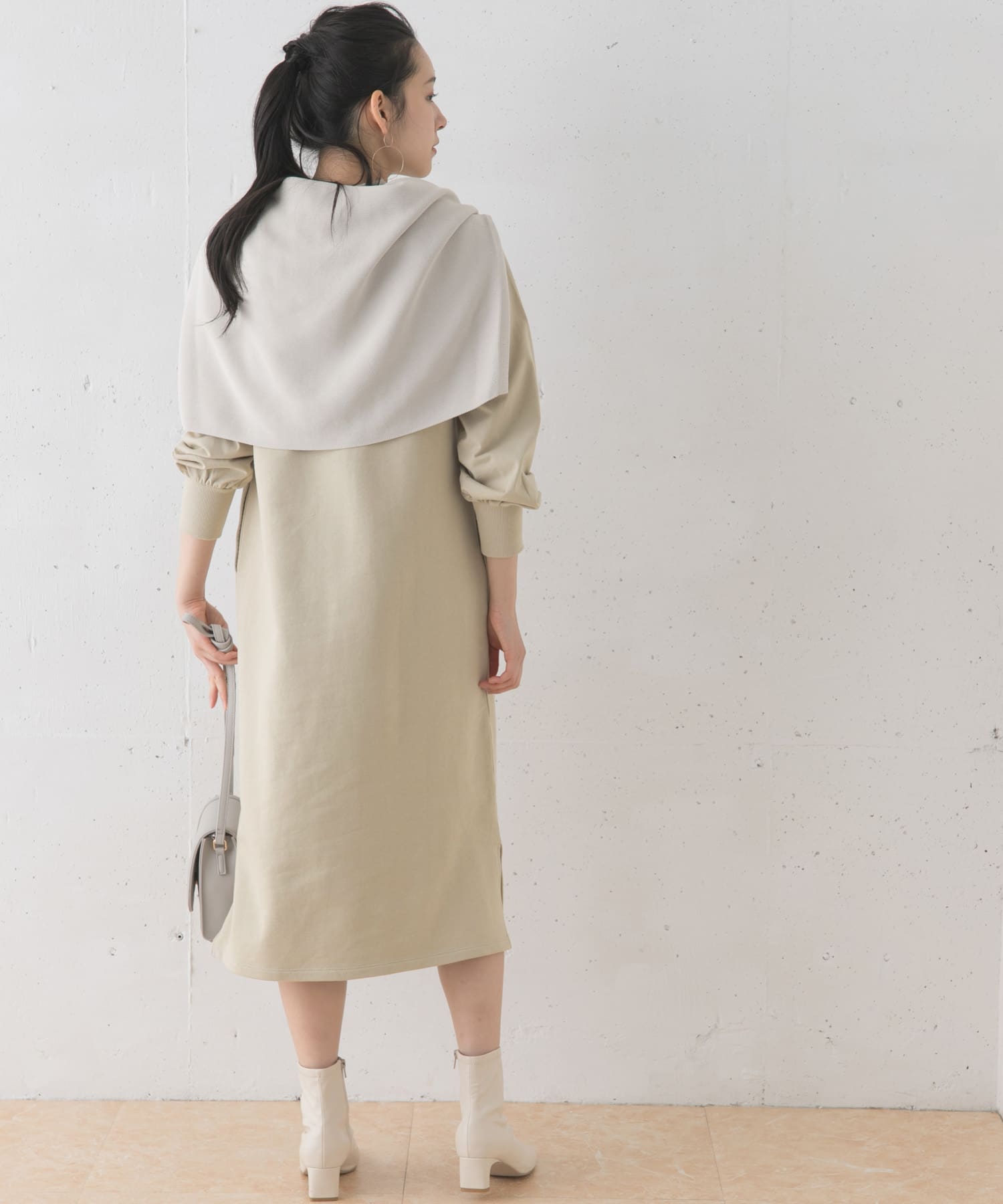 【WEB限定】ボリュームスリーブワンピース 【WEB限定】ボリュームスリーブワンピース