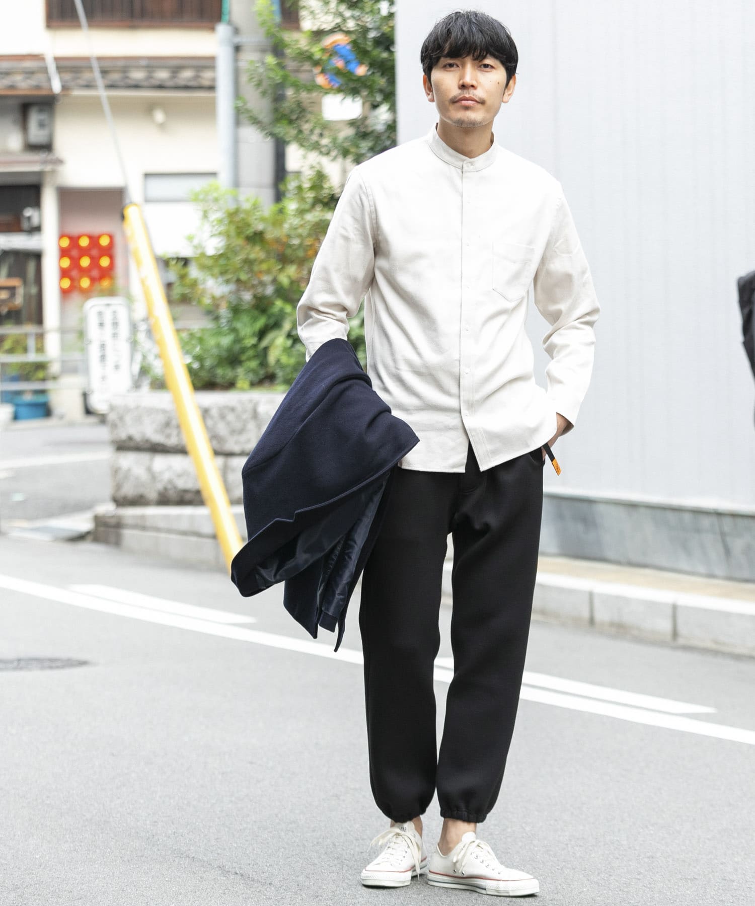 【一部WEB限定カラー】ソフトネルバンドカラーシャツ 【一部WEB限定カラー】ソフトネルバンドカラーシャツ