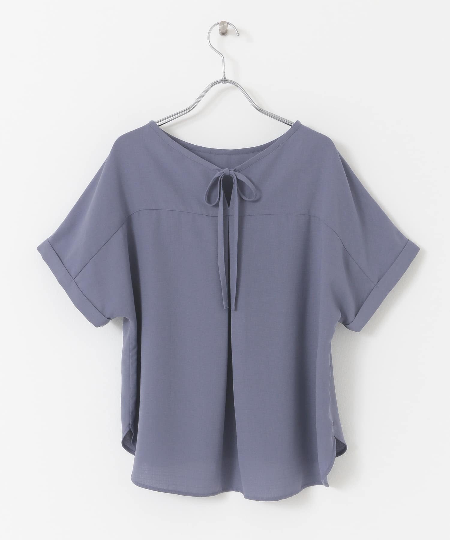 【WEB限定】ウォッシャブルバックリボンブラウス