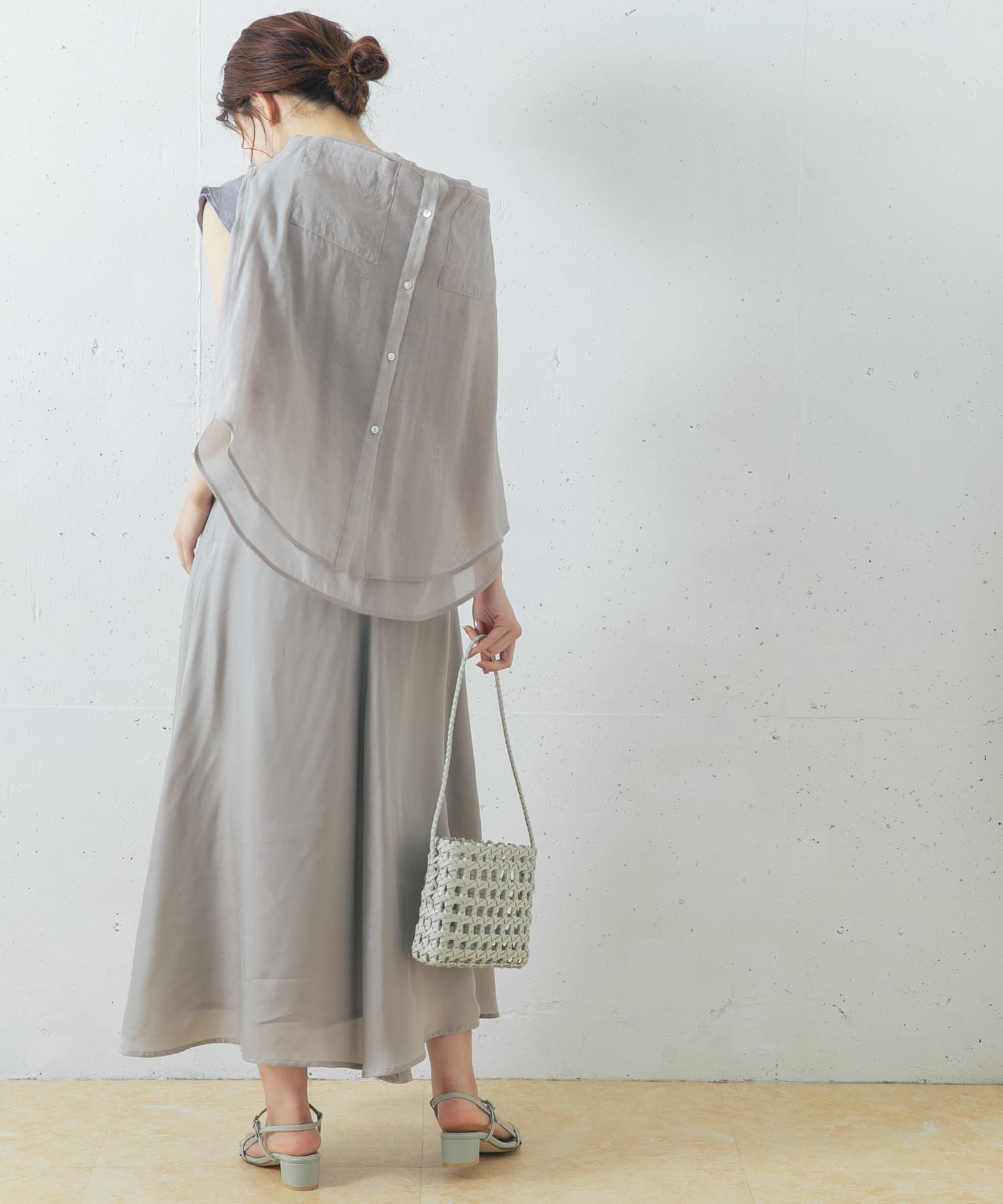 キュプラフレアスカート