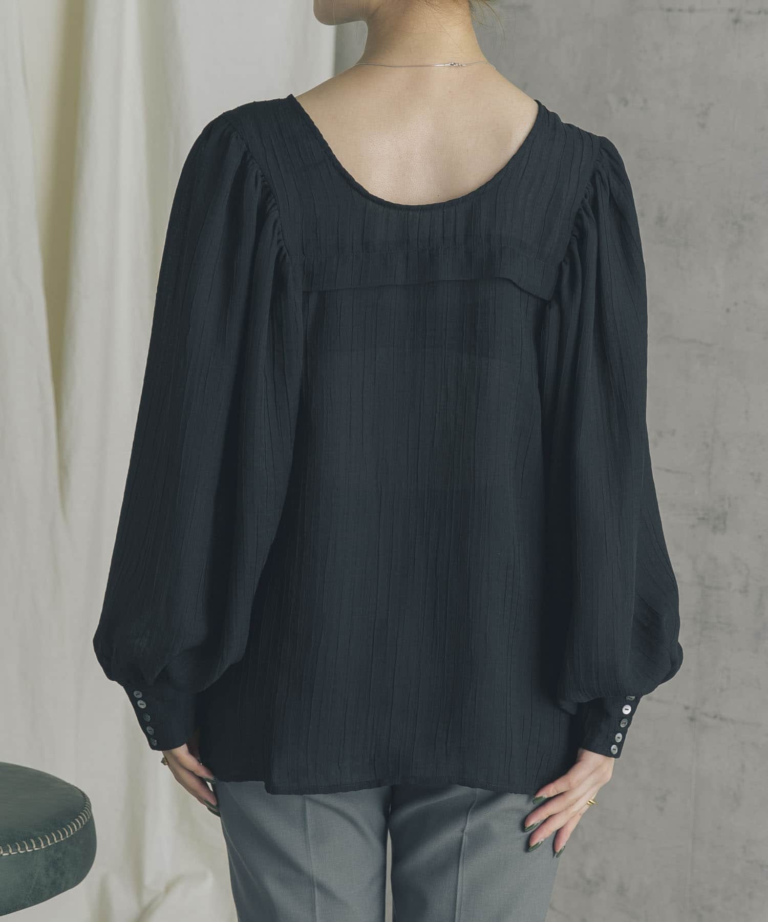 【WEB限定】2WAYフリルブラウス 【WEB限定】2WAYフリルブラウス