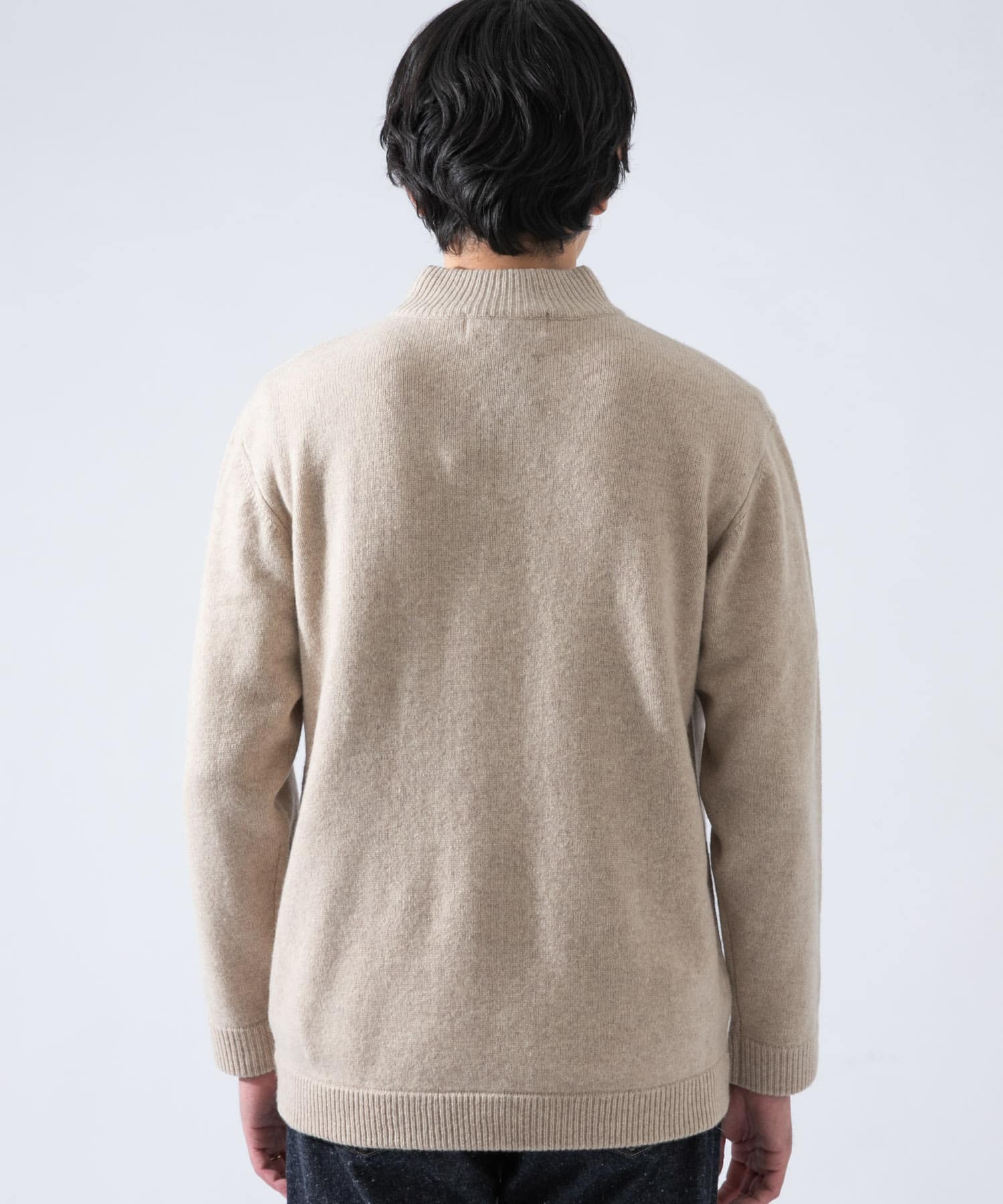 【一部WEB限定カラー】ハミルトンラムズウールモックネックプルオーバー