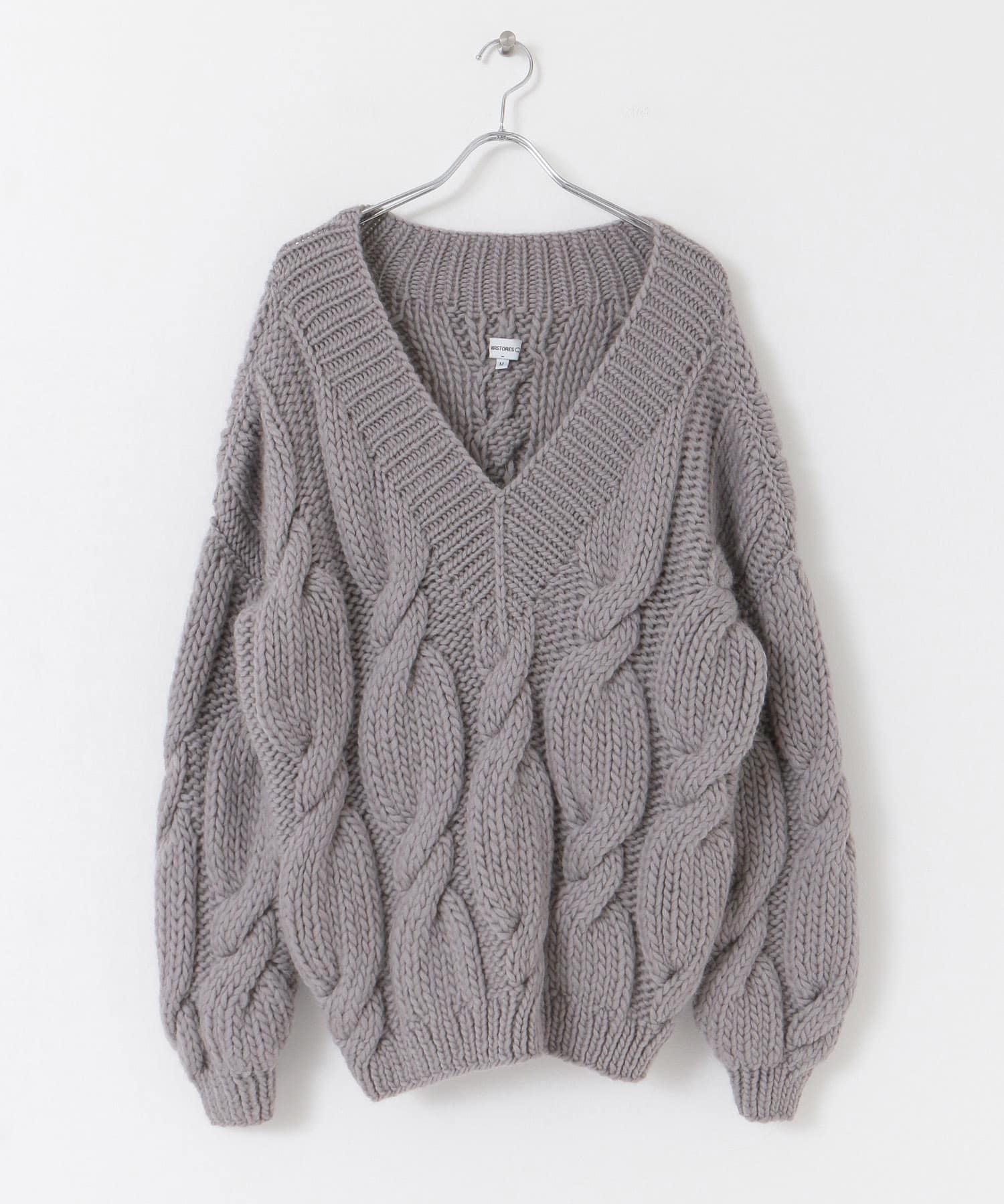 【別注】MIRSTORES×ROSSO HAND MADE V-NECK SWEATER 【別注】MIRSTORES×ROSSO HAND MADE V-NECK SWEATER