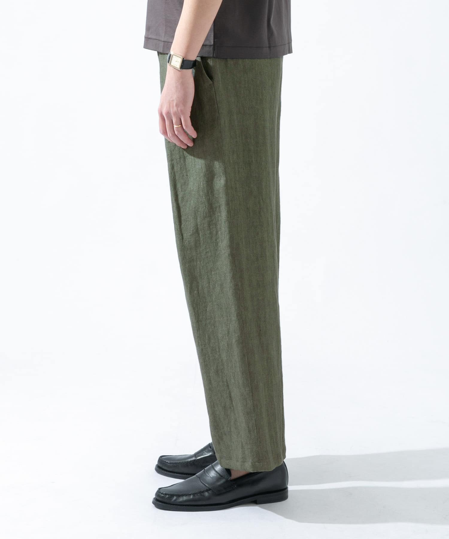 ハードマンズリネンサルファダイワイドパンツ『セットアップ対応』