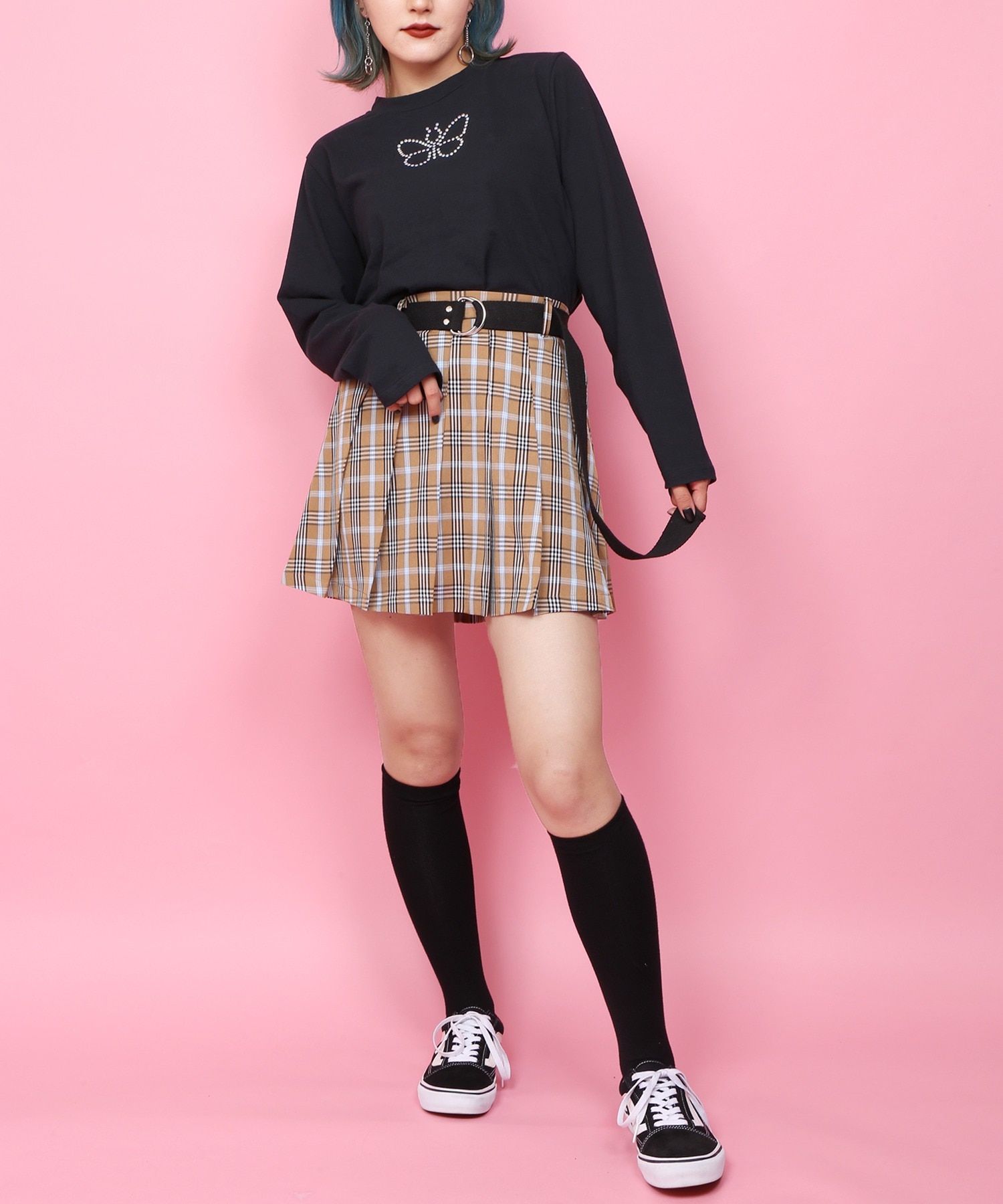 モチーフビジューロングTシャツ