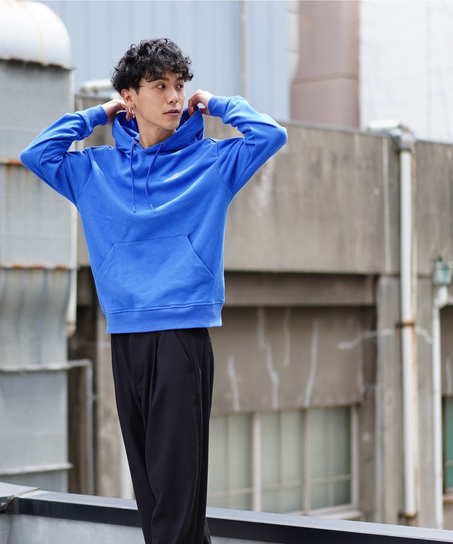 裏毛ﾍﾞｰｼｯｸﾌﾟﾙﾊﾟｰｶ