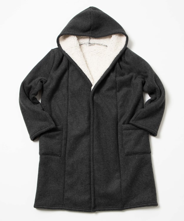 裏ボアフードコーディガン 裏ボアフードコーディガン