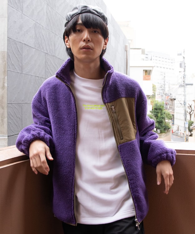 ボアフリーススタンドブルゾン