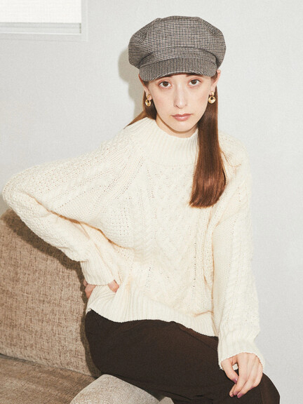 【Special Price】アランハイネックニット 【Special Price】アランハイネックニット