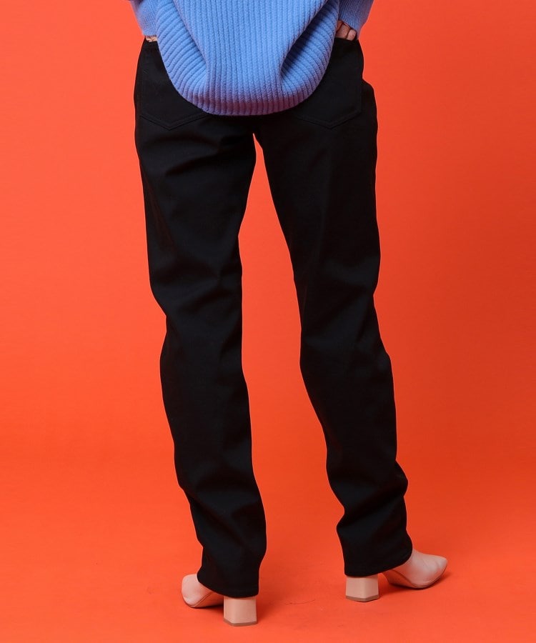 【洗える】 『裏起毛であったかい。』インターナショナルベーシックBODY FIREスリムストレートデニムパンツ【暖】