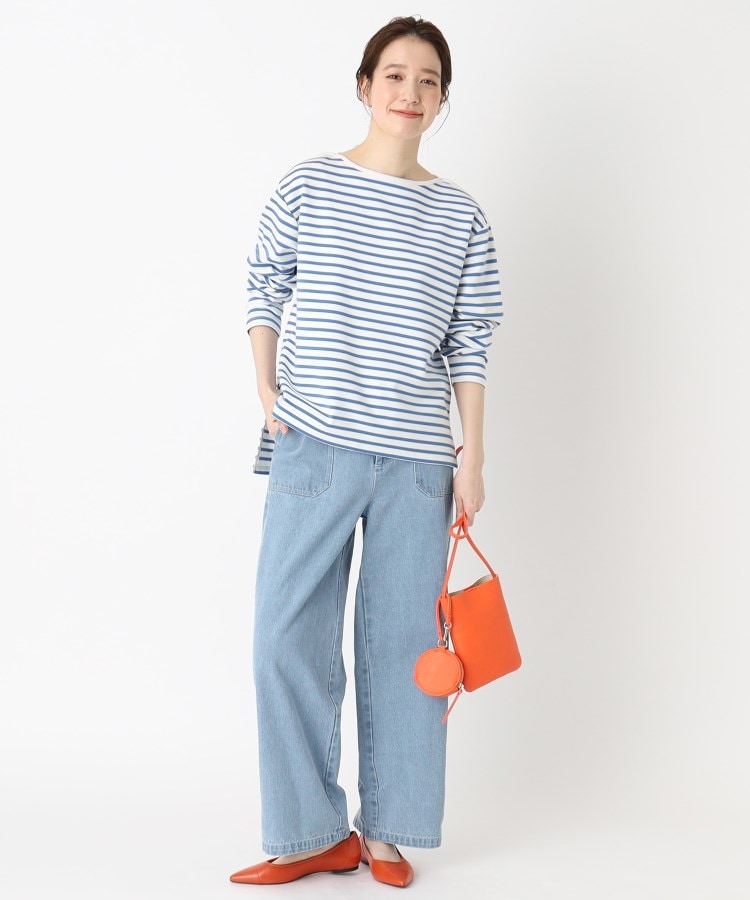 【洗える/明るいカラーが魅力】ハッピーボーダープルオーバー 【洗える/明るいカラーが魅力】ハッピーボーダープルオーバー