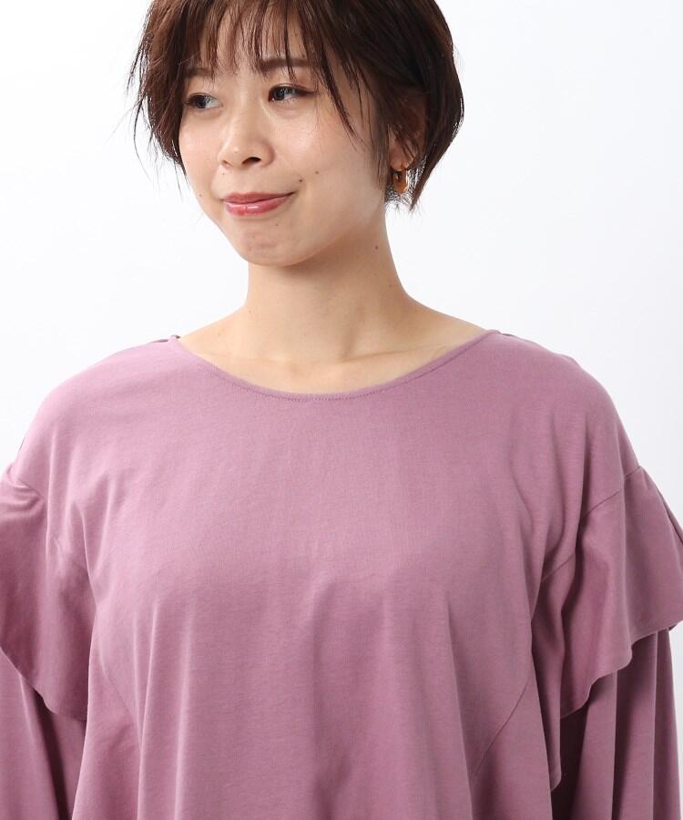 「L」スタッフィングコットン キャンディスリーブカットソー【洗える・WEB限定】