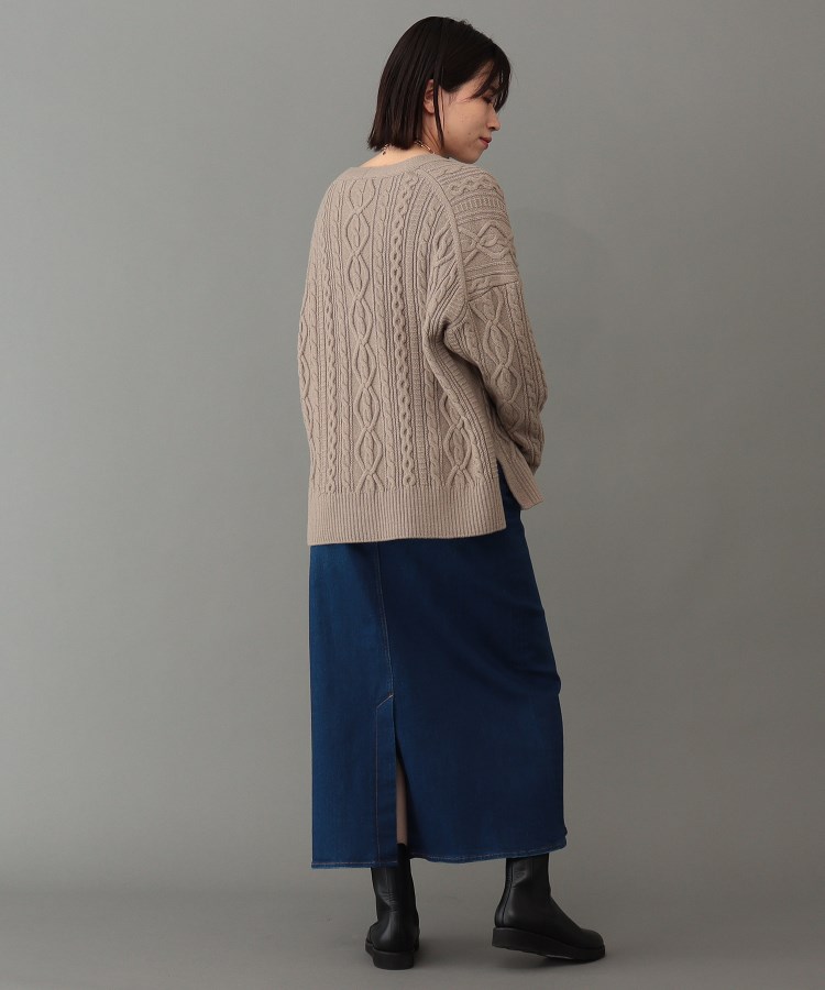 Aラインデニムスカート