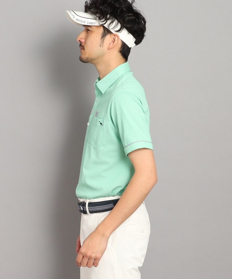 【UVカット/吸水速乾】ポケットあり 半袖ポロシャツ