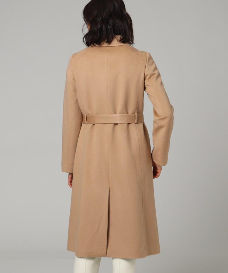 カシミヤベルテッドコート