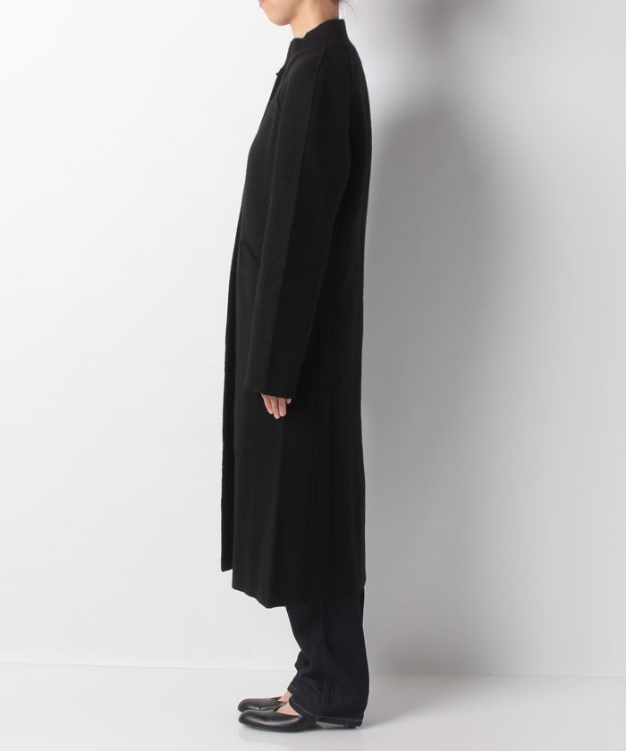 LZ12 MANTEAU スタンドカラーニットコート LZ12 MANTEAU スタンドカラーニットコート