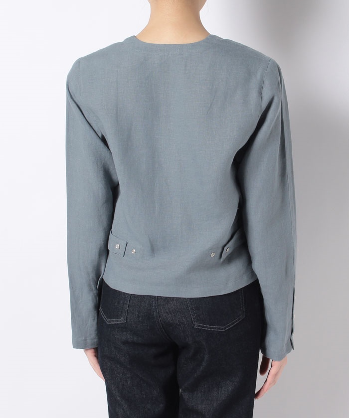 UAF9 CHEMISE リネンシャツジャケット