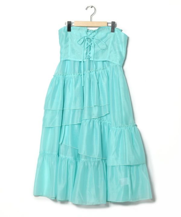 【Alley/SETアイテム】シアーフリルスカートコルセット付き 【Alley/SETアイテム】シアーフリルスカートコルセット付き