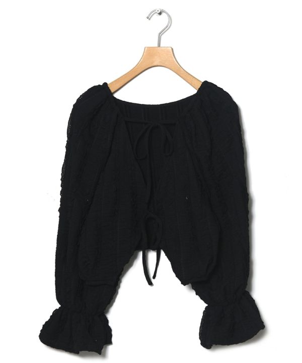 【２WAY】リボンレース付きプルオーバー