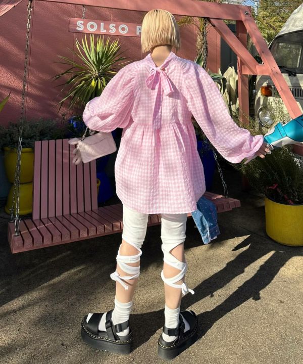 【Alley×MENDL’S】ネコギンガムチュニック